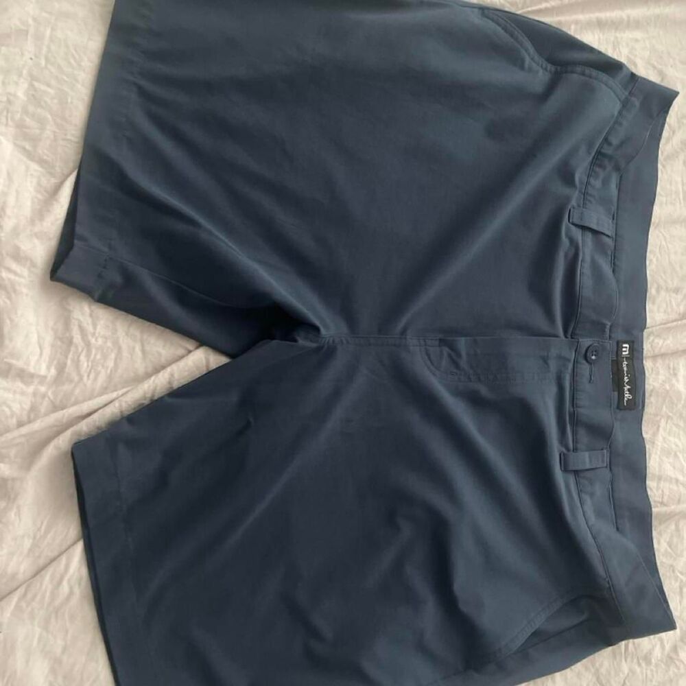 Travismathew Men's Navy and Blue Shorts